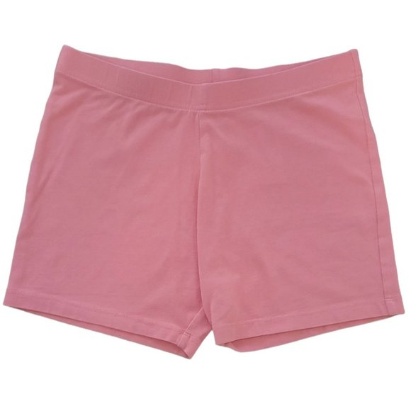 ❤2/$12❤ Girls Shorts Set (Bike, cartwheel, dance) Black & Coral - EUC - Picture 4 of 4